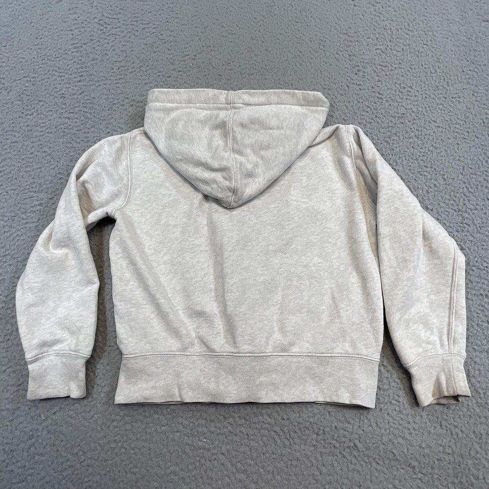 Polo Ralph Lauren Hoodie Boys 8 Gray POLO Applique Full Zip Hooded Embroidered - Picture 5 of 9